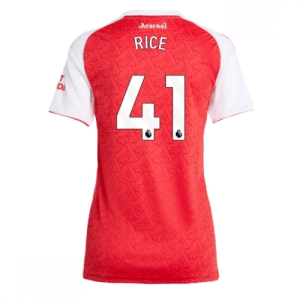 Echipament fotbal Arsenal Declan Rice #41 Tricou Acasa 2025-26 pentru femei mânecă scurtă