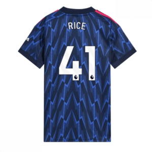 Echipament fotbal Arsenal Declan Rice #41 Tricou Deplasare 2025-26 pentru femei mânecă scurtă