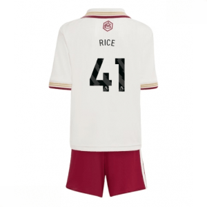 Echipament fotbal Arsenal Declan Rice #41 Tricou Treilea 2025-26 pentru copii + pantaloni scurți