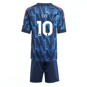 Echipament fotbal Arsenal Eberechi Eze #10 Tricou Deplasare 2025-26 pentru copii + pantaloni scurți