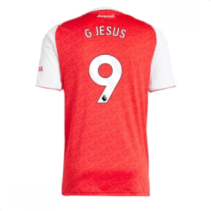 Echipament fotbal Arsenal Gabriel Jesus #9 Tricou Acasa 2025-26 pentru bărbați