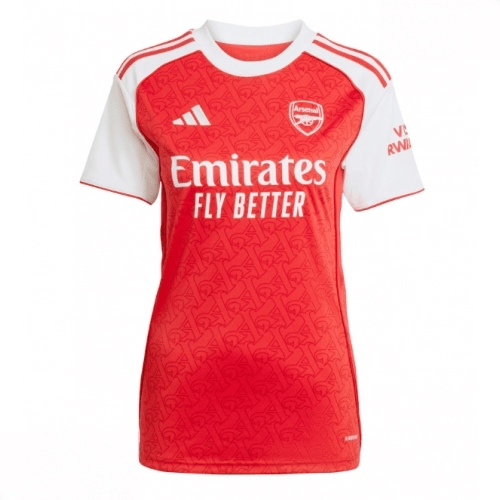 Echipament fotbal Arsenal Gabriel Jesus #9 Tricou Acasa 2025-26 pentru femei mânecă scurtă 2 Echipament fotbal Arsenal Gabriel Jesus #9 Tricou Acasa 2025-26 pentru femei mânecă scurtă - imagine 2