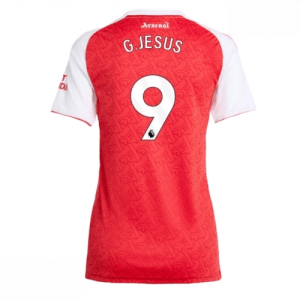 Echipament fotbal Arsenal Gabriel Jesus #9 Tricou Acasa 2025-26 pentru femei mânecă scurtă