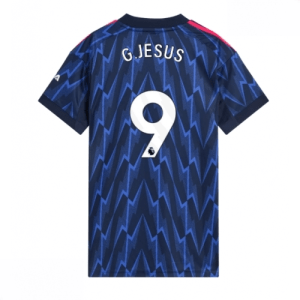 Echipament fotbal Arsenal Gabriel Jesus #9 Tricou Deplasare 2025-26 pentru femei mânecă scurtă