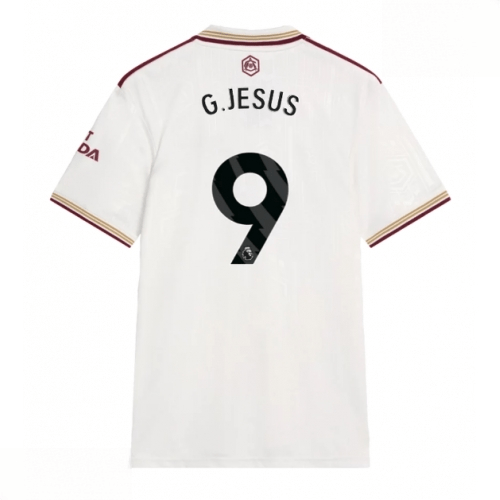 Echipament fotbal Arsenal Gabriel Jesus #9 Tricou Treilea 2025-26 pentru bărbați 1 Echipament fotbal Arsenal Gabriel Jesus #9 Tricou Treilea 2025-26 pentru bărbați