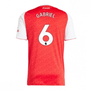Echipament fotbal Arsenal Gabriel Magalhaes #6 Tricou Acasa 2025-26 pentru bărbați