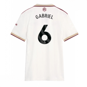 Echipament fotbal Arsenal Gabriel Magalhaes #6 Tricou Treilea 2025-26 pentru femei mânecă scurtă