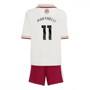 Echipament fotbal Arsenal Gabriel Martinelli #11 Tricou Treilea 2025-26 pentru copii + pantaloni scurți