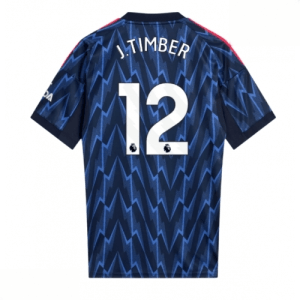 Echipament fotbal Arsenal Jurrien Timber #12 Tricou Deplasare 2025-26 pentru bărbați