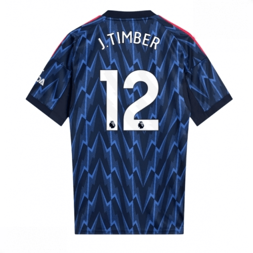 Echipament fotbal Arsenal Jurrien Timber #12 Tricou Deplasare 2025-26 pentru bărbați 1 Echipament fotbal Arsenal Jurrien Timber #12 Tricou Deplasare 2025-26 pentru bărbați