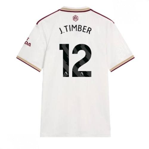 Echipament fotbal Arsenal Jurrien Timber #12 Tricou Treilea 2025-26 pentru bărbați 1 Echipament fotbal Arsenal Jurrien Timber #12 Tricou Treilea 2025-26 pentru bărbați