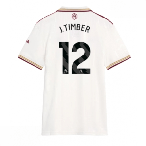 Echipament fotbal Arsenal Jurrien Timber #12 Tricou Treilea 2025-26 pentru femei mânecă scurtă