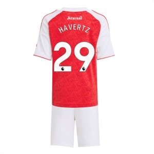 Echipament fotbal Arsenal Kai Havertz #29 Tricou Acasa 2025-26 pentru copii + pantaloni scurți
