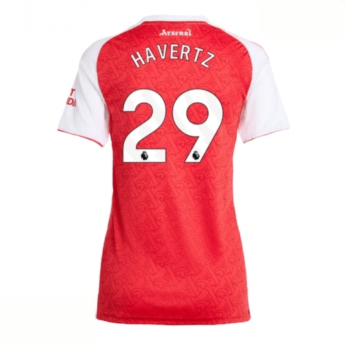 Echipament fotbal Arsenal Kai Havertz #29 Tricou Acasa 2025-26 pentru femei mânecă scurtă 1 Echipament fotbal Arsenal Kai Havertz #29 Tricou Acasa 2025-26 pentru femei mânecă scurtă