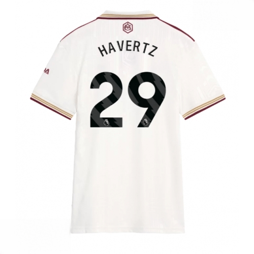 Echipament fotbal Arsenal Kai Havertz #29 Tricou Treilea 2025-26 pentru femei mânecă scurtă 1 Echipament fotbal Arsenal Kai Havertz #29 Tricou Treilea 2025-26 pentru femei mânecă scurtă