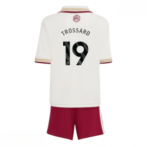 Echipament fotbal Arsenal Leandro Trossard #19 Tricou Treilea 2025-26 pentru copii + pantaloni scurți
