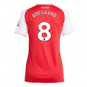 Echipament fotbal Arsenal Martin Odegaard #8 Tricou Acasa 2025-26 pentru femei mânecă scurtă