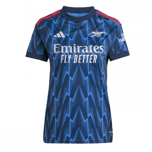 Echipament fotbal Arsenal Martin Odegaard #8 Tricou Deplasare 2025-26 pentru femei mânecă scurtă 2 Echipament fotbal Arsenal Martin Odegaard #8 Tricou Deplasare 2025-26 pentru femei mânecă scurtă - imagine 2