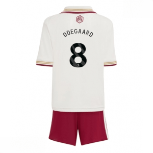 Echipament fotbal Arsenal Martin Odegaard #8 Tricou Treilea 2025-26 pentru copii + pantaloni scurți