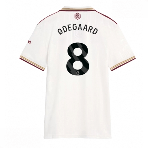 Echipament fotbal Arsenal Martin Odegaard #8 Tricou Treilea 2025-26 pentru femei mânecă scurtă 1 Echipament fotbal Arsenal Martin Odegaard #8 Tricou Treilea 2025-26 pentru femei mânecă scurtă