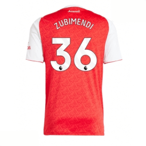 Echipament fotbal Arsenal Martin Zubimendi #36 Tricou Acasa 2025-26 pentru bărbați