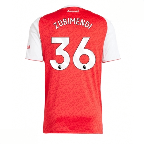 Echipament fotbal Arsenal Martin Zubimendi #36 Tricou Acasa 2025-26 pentru bărbați 1 Echipament fotbal Arsenal Martin Zubimendi #36 Tricou Acasa 2025-26 pentru bărbați