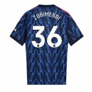 Echipament fotbal Arsenal Martin Zubimendi #36 Tricou Deplasare 2025-26 pentru bărbați