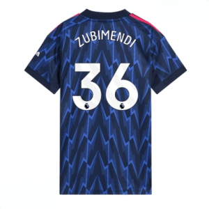Echipament fotbal Arsenal Martin Zubimendi #36 Tricou Deplasare 2025-26 pentru femei mânecă scurtă