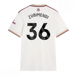 Echipament fotbal Arsenal Martin Zubimendi #36 Tricou Treilea 2025-26 pentru bărbați