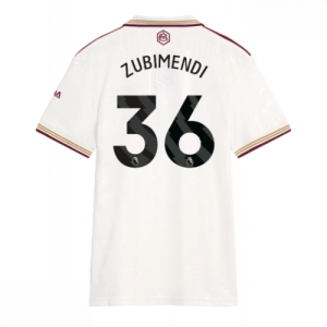 Echipament fotbal Arsenal Martin Zubimendi #36 Tricou Treilea 2025-26 pentru femei mânecă scurtă