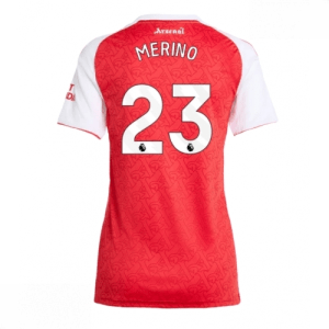 Echipament fotbal Arsenal Mikel Merino #23 Tricou Acasa 2025-26 pentru femei mânecă scurtă