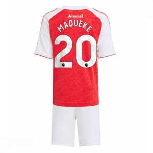 Echipament fotbal Arsenal Noni Madueke #20 Tricou Acasa 2025-26 pentru copii + pantaloni scurți
