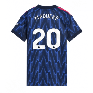 Echipament fotbal Arsenal Noni Madueke #20 Tricou Deplasare 2025-26 pentru femei mânecă scurtă