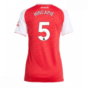 Echipament fotbal Arsenal Piero Hincapie #5 Tricou Acasa 2025-26 pentru femei mânecă scurtă