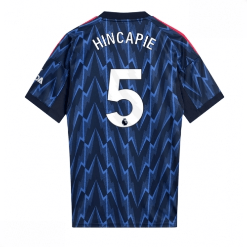 Echipament fotbal Arsenal Piero Hincapie #5 Tricou Deplasare 2025-26 pentru bărbați 1 Echipament fotbal Arsenal Piero Hincapie #5 Tricou Deplasare 2025-26 pentru bărbați