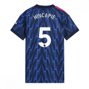 Echipament fotbal Arsenal Piero Hincapie #5 Tricou Deplasare 2025-26 pentru femei mânecă scurtă