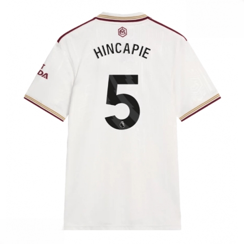 Echipament fotbal Arsenal Piero Hincapie #5 Tricou Treilea 2025-26 pentru bărbați 1 Echipament fotbal Arsenal Piero Hincapie #5 Tricou Treilea 2025-26 pentru bărbați