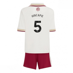 Echipament fotbal Arsenal Piero Hincapie #5 Tricou Treilea 2025-26 pentru copii + pantaloni scurți
