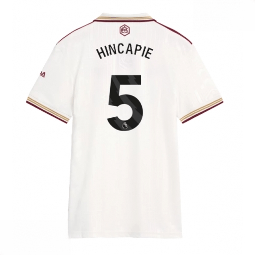 Echipament fotbal Arsenal Piero Hincapie #5 Tricou Treilea 2025-26 pentru femei mânecă scurtă 1 Echipament fotbal Arsenal Piero Hincapie #5 Tricou Treilea 2025-26 pentru femei mânecă scurtă
