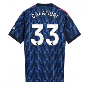 Echipament fotbal Arsenal Riccardo Calafiori #33 Tricou Deplasare 2025-26 pentru bărbați