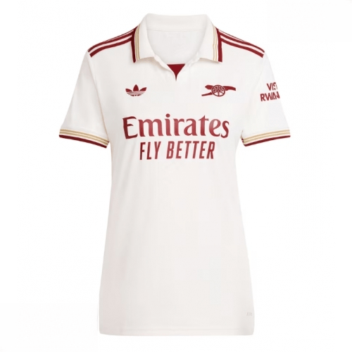 Echipament fotbal Arsenal Riccardo Calafiori #33 Tricou Treilea 2025-26 pentru femei mânecă scurtă 2 Echipament fotbal Arsenal Riccardo Calafiori #33 Tricou Treilea 2025-26 pentru femei mânecă scurtă - imagine 2