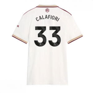 Echipament fotbal Arsenal Riccardo Calafiori #33 Tricou Treilea 2025-26 pentru femei mânecă scurtă