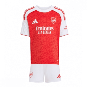Echipament fotbal Arsenal Tricou Acasa 2025-26 pentru copii + pantaloni scurți