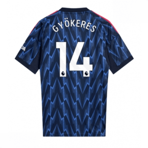 Echipament fotbal Arsenal Viktor Gyokeres #14 Tricou Deplasare 2025-26 pentru bărbați