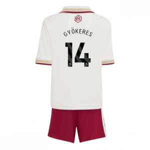 Echipament fotbal Arsenal Viktor Gyokeres #14 Tricou Treilea 2025-26 pentru copii + pantaloni scurți