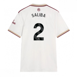 Echipament fotbal Arsenal William Saliba #2 Tricou Treilea 2025-26 pentru bărbați