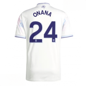 Echipament fotbal Aston Villa Amadou Onana #24 Tricou Treilea 2025-26 pentru bărbați