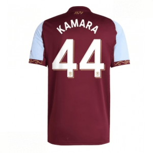 Echipament fotbal Aston Villa Boubacar Kamara #44 Tricou Acasa 2025-26 pentru bărbați