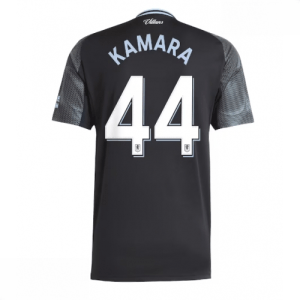 Echipament fotbal Aston Villa Boubacar Kamara #44 Tricou Deplasare 2025-26 pentru bărbați