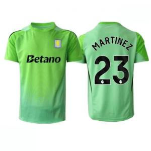 Echipament fotbal Aston Villa Emiliano Martinez #23 Portar Tricou Deplasare 2025-26 pentru bărbați